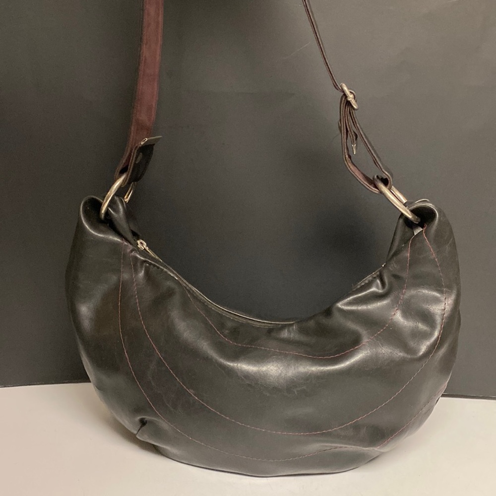 CRYSTALYN KAE Vegan Black Shoulder Bag Medium Crossbody Purse